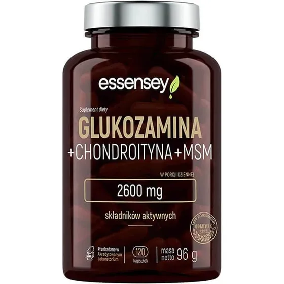 Essensey Glucosamin + Chondroitin + MSM, 120 Kapseln