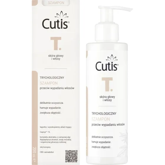 Cutis T Trichologisches Shampoo gegen Haarausfall, 200 ml