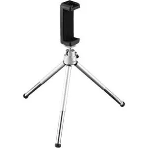 Hama 4666 Fancy 2in1 Mini-Stativ 16 cm Silber