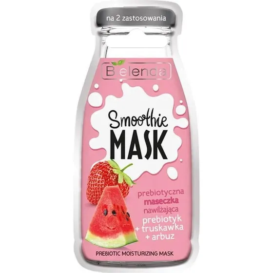 Bielenda Smoothie Mask Prebiotic Feuchtigkeitsmaske Erdbeere & Wassermelone, 10g