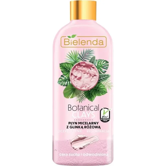 Bielenda Botanical Clays Pink Micellar Lotion, 500 ml