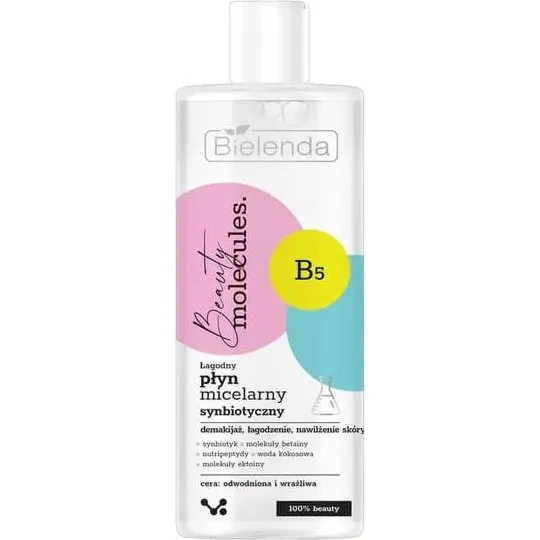 Bielenda Beauty Molecules Sanftes Synbiotisches Mizellenwasser 500 ml