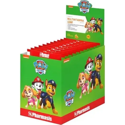 Pharmasis Paw Patrol Multivitamin-Lutscher Orange, 50 Stück