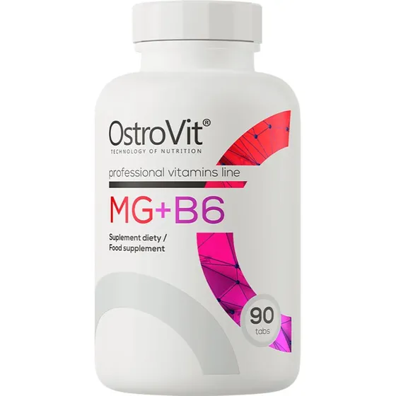 OstroVit Mg + B6 Magnesium Citrat & Vitamin B6, 90 Tabletten