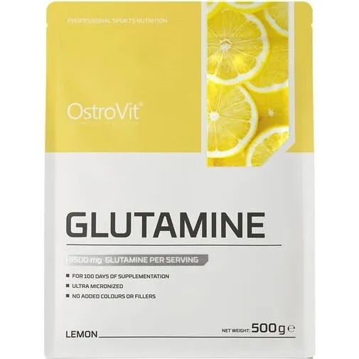 OstroVit Glutamin Zitronengeschmack Pulver 500 g