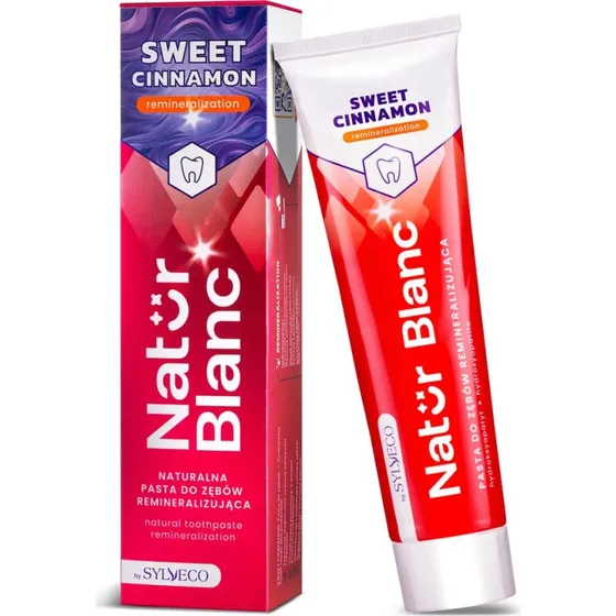 Sylveco Natur Blanc Remineralisierende Zahnpasta Süßer Zimt 100g