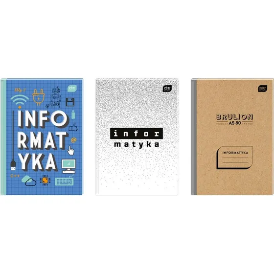 Interdruk Notizbuch A5 Informatik 80 Blatt Mix