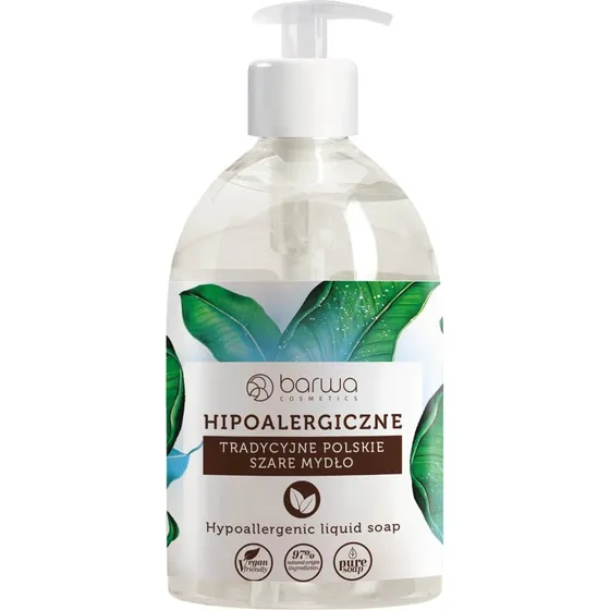Barwa Hypoallergene Traditionelle Graue Flüssigseife, 500 ml