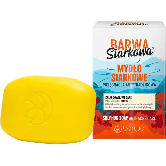 Barwa Siarkowa Schwefelseife zur Akne-Pflege, 100 g