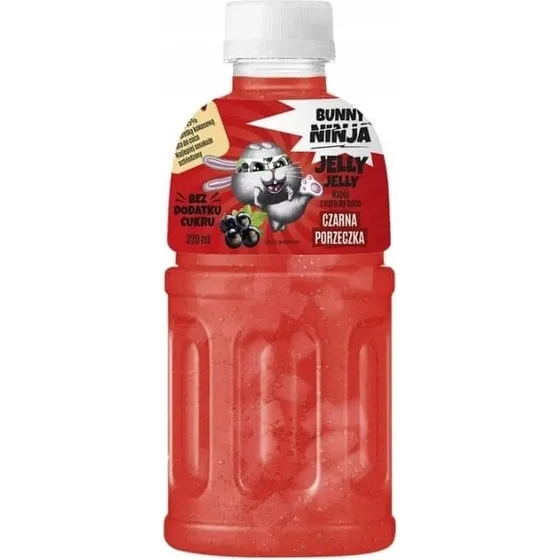 Bunny Ninja Jelly Blox Schwarze Johannisbeere 320 ml