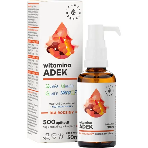 Aura Herbals Vitamin ADEK Tropfen für die Familie, 50 ml