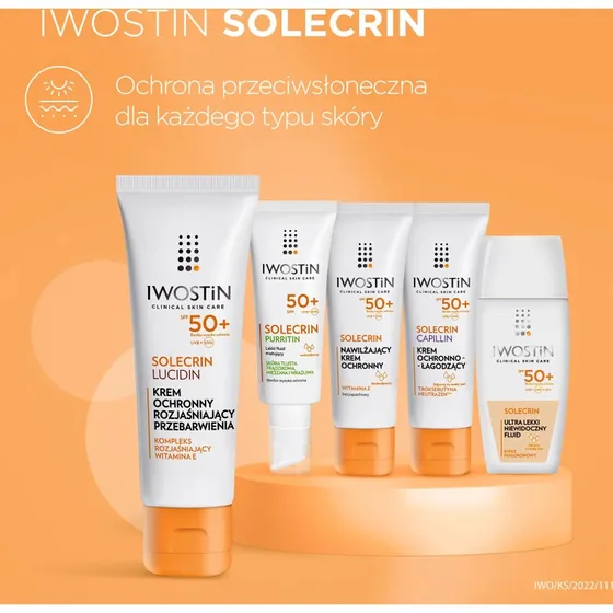 Iwostin Solecrin Lucidin Sonnenschutz SPF 50+, 50ml