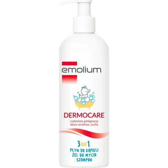 Emolium Dermocare 3-in-1 Flüssigkeit, Gel und Shampoo 400ml