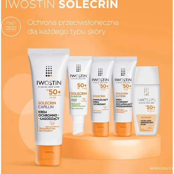 Iwostin Solecrin Capillin Schutzcreme SPF 50+, 50 ml