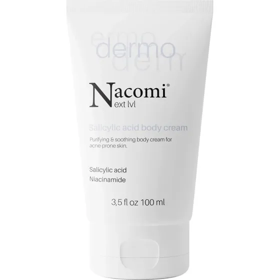 Nacomi Next Level Dermo Körpercreme mit Salicylsäure & Niacinamid, 150 ml