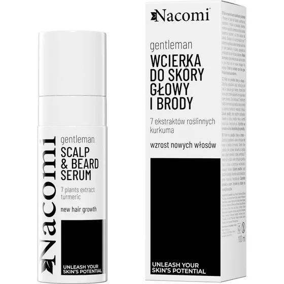 Nacomi Gentelman Kopfhaut- und Bartlotion, 100 ml