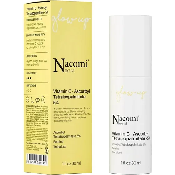 Nacomi Next Level Vitamin C Serum - Ascorbyl Tetraisopalmitat 5%, 30 ml