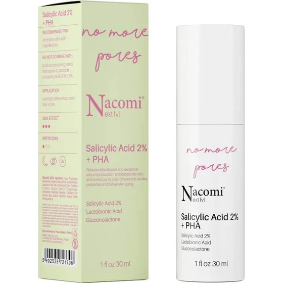 Nacomi Next Level Salicylsäure 2% + PHA Serum, 30 ml