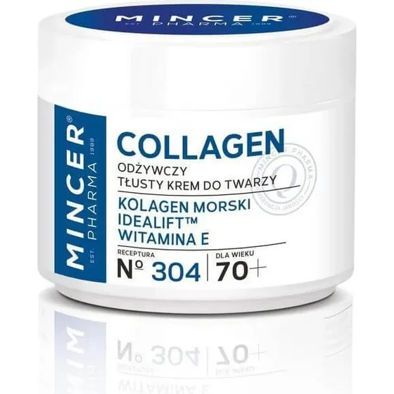 Mincer Pharma Collagen 70+ Pflegende Gesichtscreme Nr.304, 50 ml