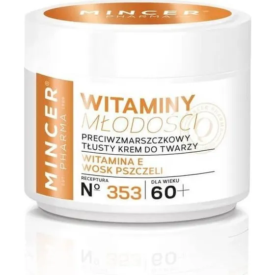 Mincer Pharma Modoc Vitamine 60+ Anti-Falten-Gesichtscreme Nr. 353, 50ml