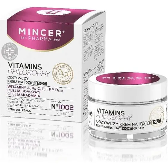 Mincer Pharma Vitamine Philosophie Revitalisierende Tages-/Nachtcreme Nr.1002, 50ml