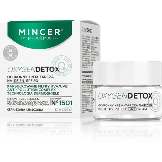Mincer Pharma Oxygen Detox Shield Tagescreme SPF20 Nr.1501, 50ml