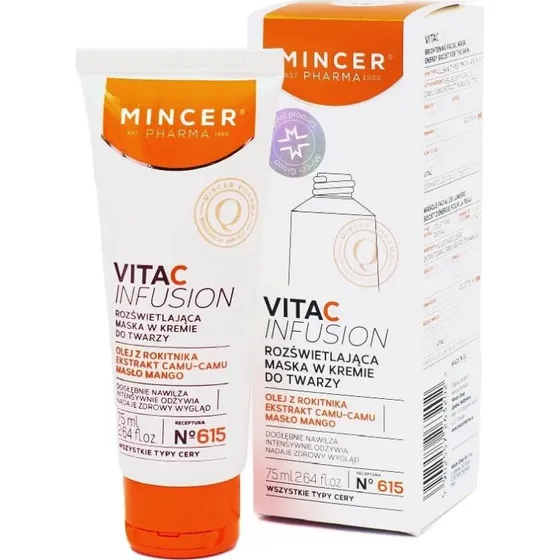Mincer Pharma Vita C Infusion Aufhellende Creme Maske Nr.615, 75ml