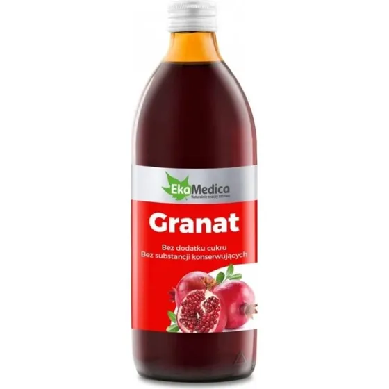 EkaMedica 100% Granatapfelsaft mit Camu-Camu, 500 ml