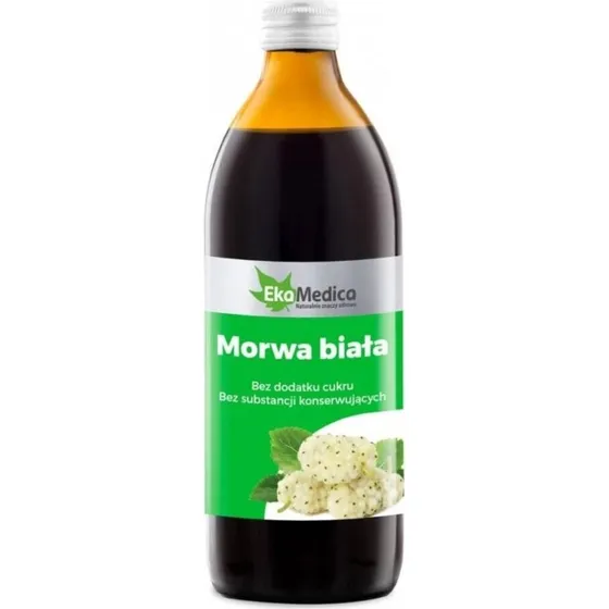 EkaMedica Weiße Maulbeere Saft 99,8% 500 ml