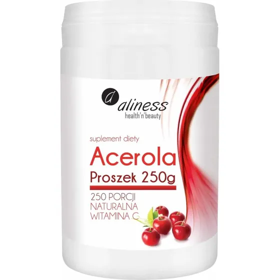 Aliness Acerola-Pulver 250 g – Natürliches Vitamin C