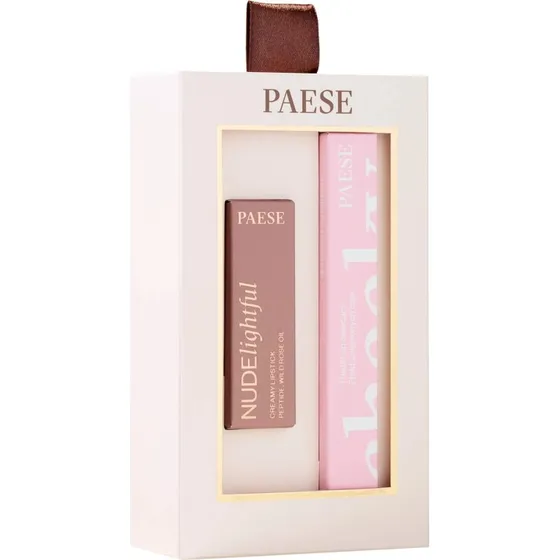 Paese Cheeky Nude Look Set: Cheeky Mascara & Nudelightful Lippenstift