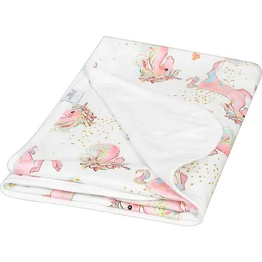Babymatex Ines Babydecke aus Baumwolle, Pony, 75 x 100 cm