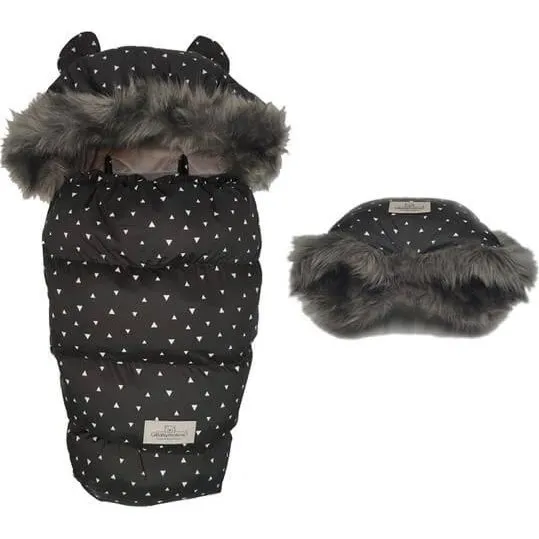 Babymatex Venus Schlafsack mit Muff, Dreiecke