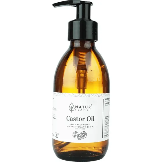 Natur Planet Rizinusöl, 100% unraffiniert, 200 ml