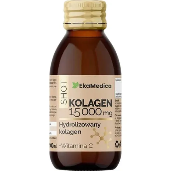 EkaMedica Shot Kolagen 15000 mg mit Vitamin C, 100 ml