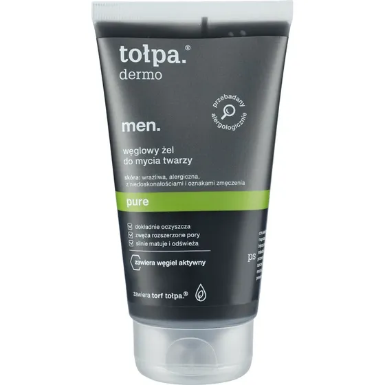 Tołpa Dermo Men Pure Holzkohle-Peeling, 100 ml