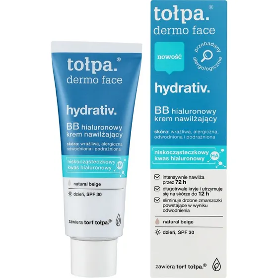 Tołpa Dermo Face Hydrativ BB-Hyaluron Tagespflege SPF 30, 40 ml