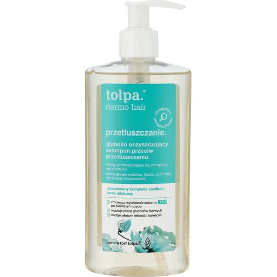 Tołpa Dermo Hair Oily Tiefenreinigendes Anti-Fett-Shampoo, 250 ml