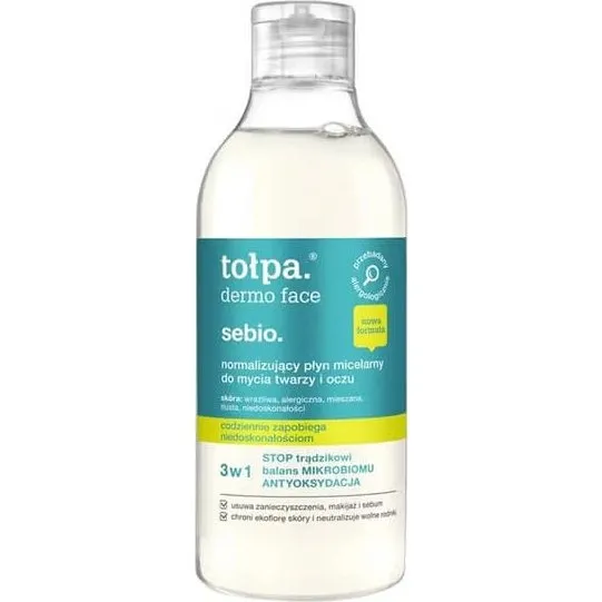 Tołpa Dermo Face Sebio Normalisierendes Mizellenwasser, 400 ml