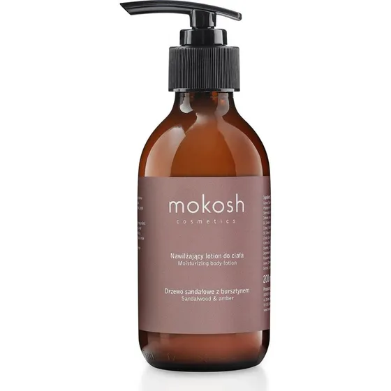 Mokosh Feuchtigkeitsspendende Körperlotion, Sandelholz & Amber, 200 ml