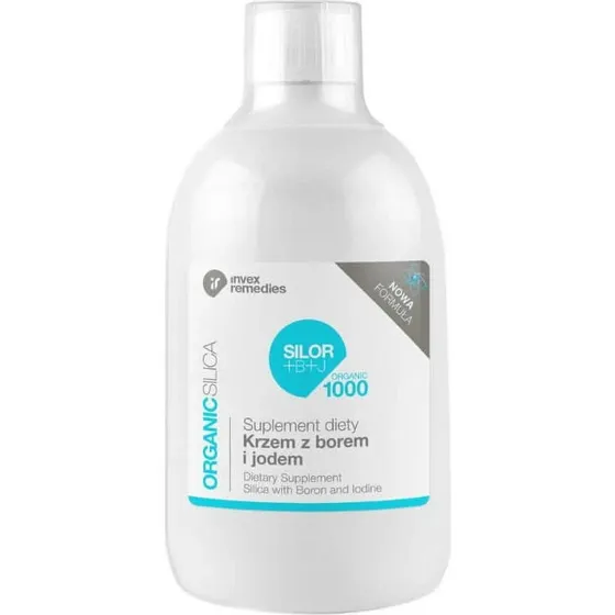 Invex Remedies Silor+B+J Organisches Silizium, Bor & Jod 500 ml