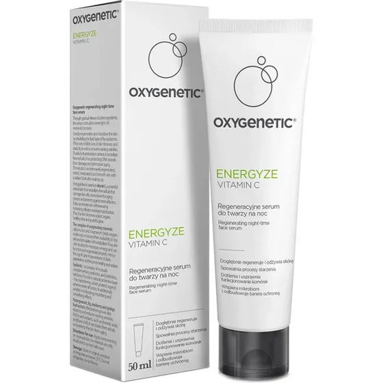 Oxygenetic Energyze Vitamin C Regenerierendes Nacht-Gesichtsserum, 50 ml