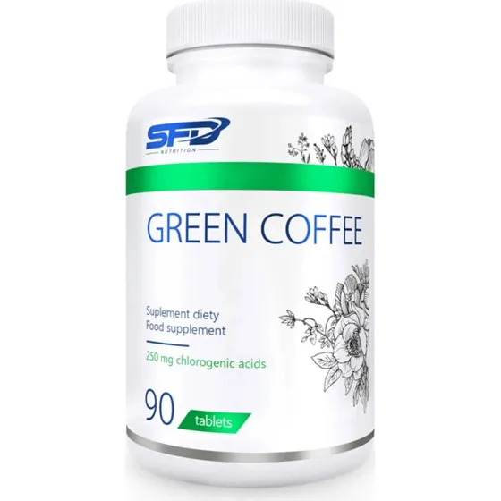 SFD Nutrition Green Coffee - Grüner Kaffee Extrakt, 90 Tabletten