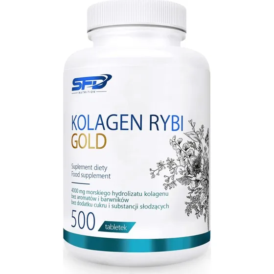 SFD Fisch Kollagen Gold, 500 Tabletten