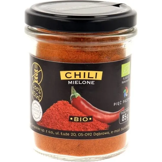 Five Transformations Bio-Chili gemahlen, glutenfrei, 85 g