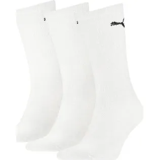 Puma 3er-Pack Unisex Light Crew Socken Weiß Gr. 43-46