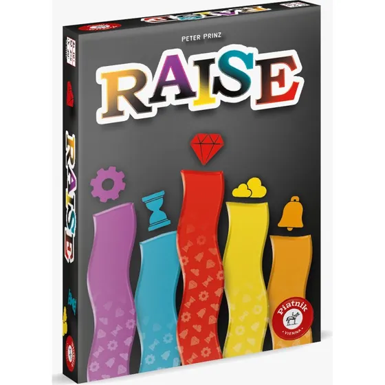 Piatnik Raise - Spannendes Würfel-, Karten- und Brettspiel