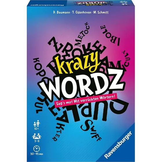 Ravensburger Krazy Wordz - Witziges Gesellschaftsspiel für Wort-Erfinder