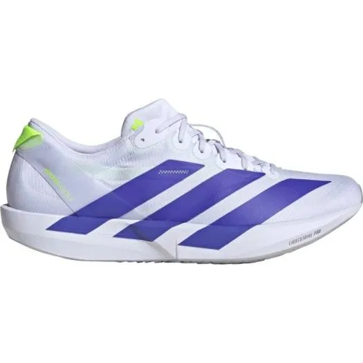 adidas Adizero Adios 9 Light Strike Pro Laufschuhe Weiß/Blau/Gelb - 42