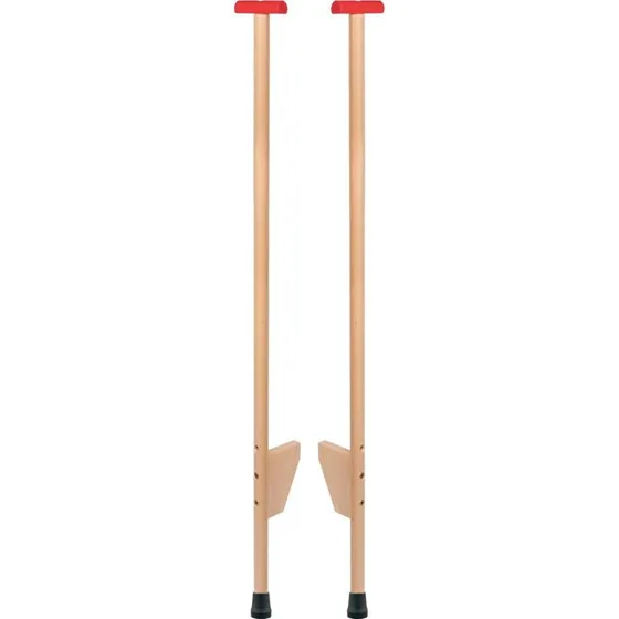 goki Kinder-Stelzen aus Buchenholz, hhenverstellbar